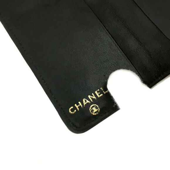 Chanel Icon CC Logo Black Lambskin 6 Key Case - Picture 7 of 8